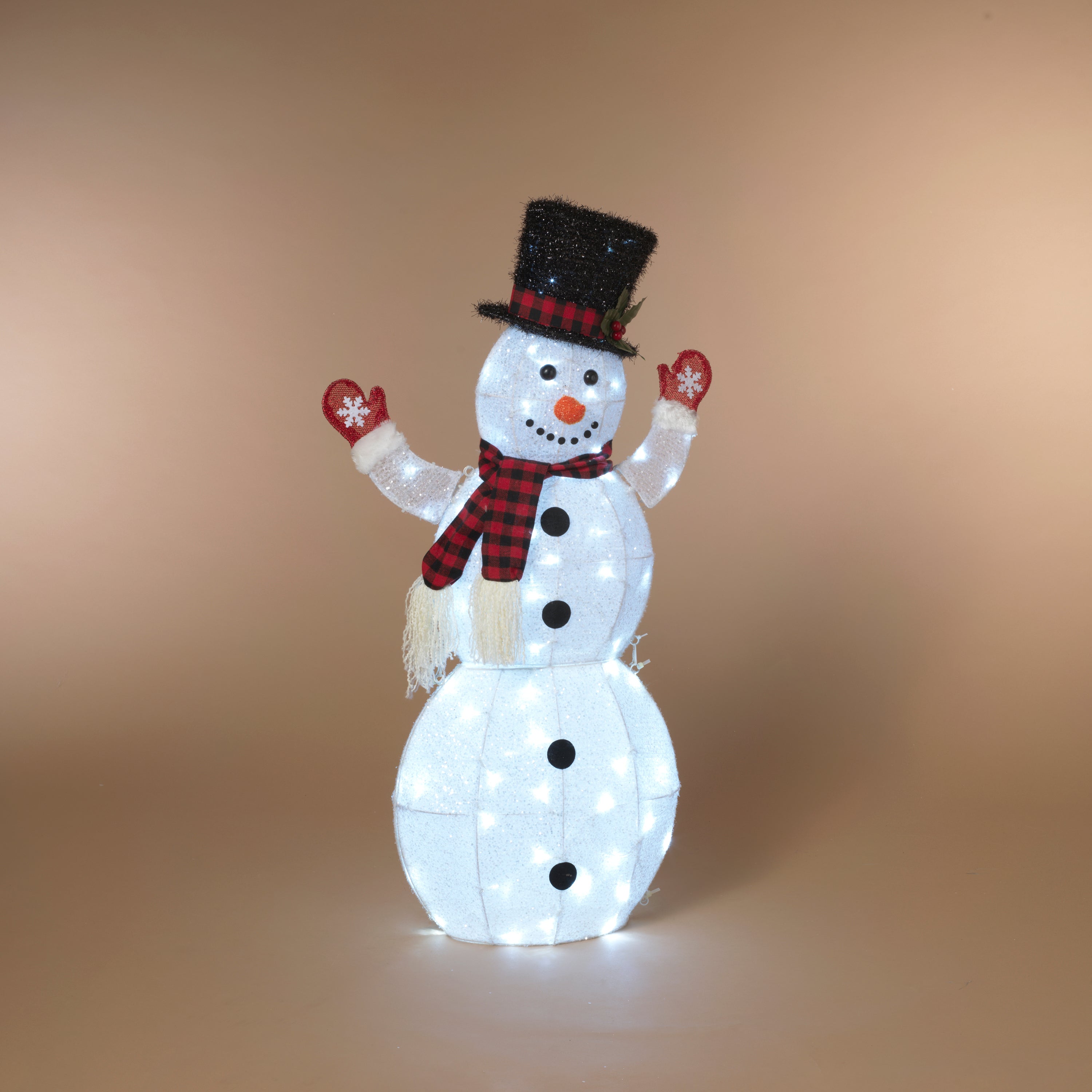 Welcoming 41.5 in H UL Electric Lighted Holiday Snowman Outdoor Safe Décor 2741410EC